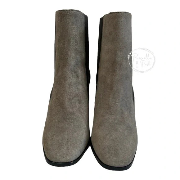 Christian Louboutin Crosta Verabotta 85 Chelsea Boots Grey Black Ankle Boots 36.5