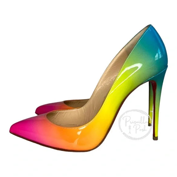 Christian Louboutin Pigalle Follies 100 Rainbow 36.5