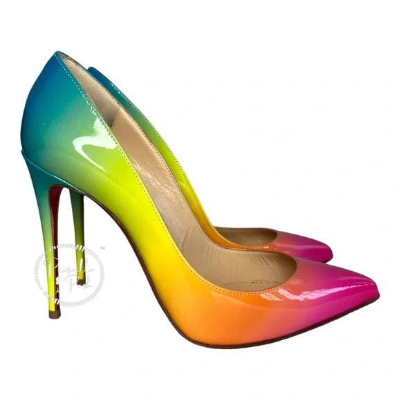 Christian Louboutin Pigalle Follies 100 Rainbow 36.5