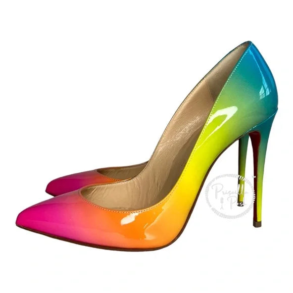 Christian Louboutin Pigalle Follies 100 Rainbow 36.5