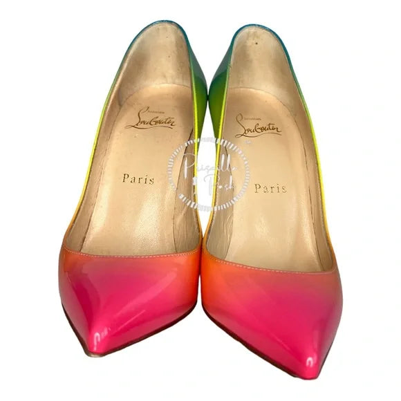 Christian Louboutin Pigalle Follies 100 Rainbow 36.5