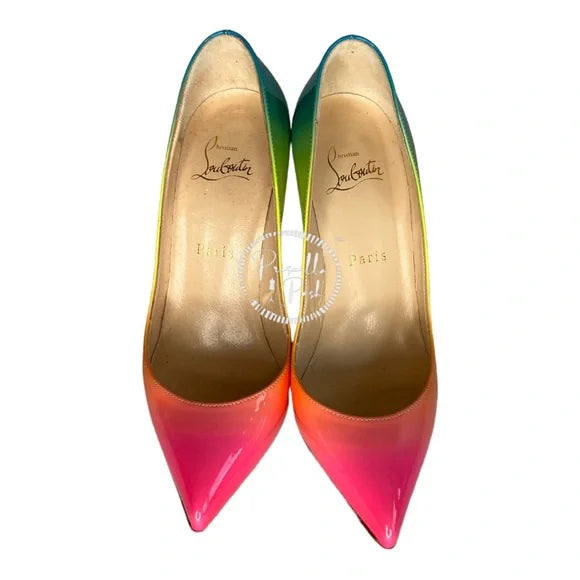 Christian Louboutin Pigalle Follies 100 Rainbow 36.5