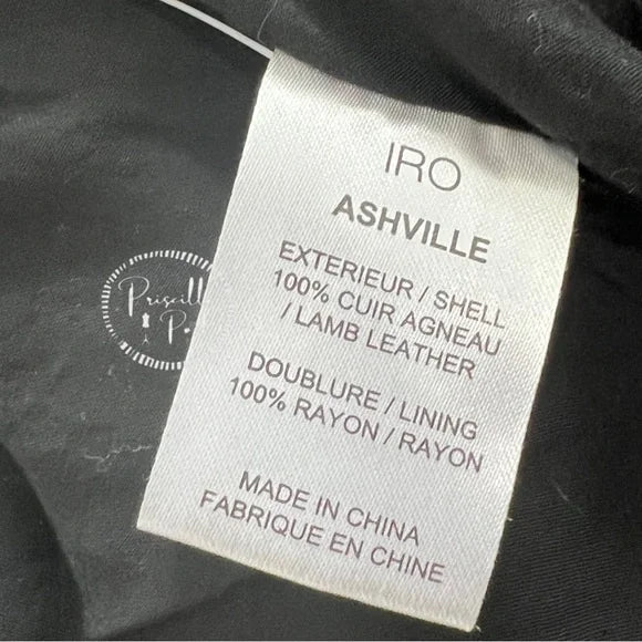 IRO Cobalt Blue Asheville Leather Motorcycle