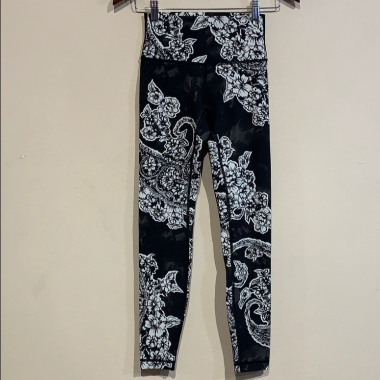 Lululemon Wunder Under Hi-Rise Painted Paisley 4