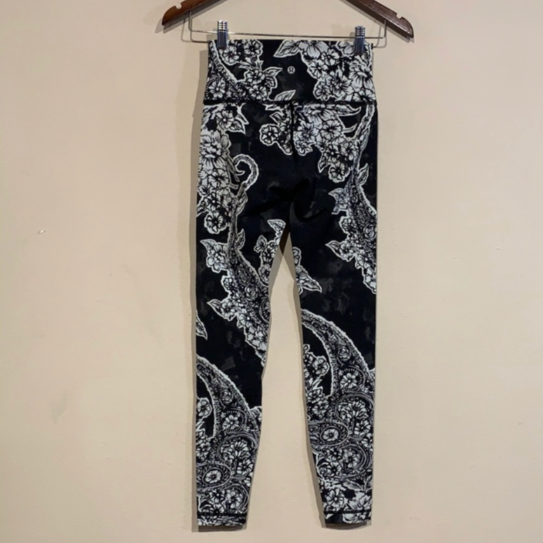 Lululemon Wunder Under Hi-Rise Painted Paisley 4