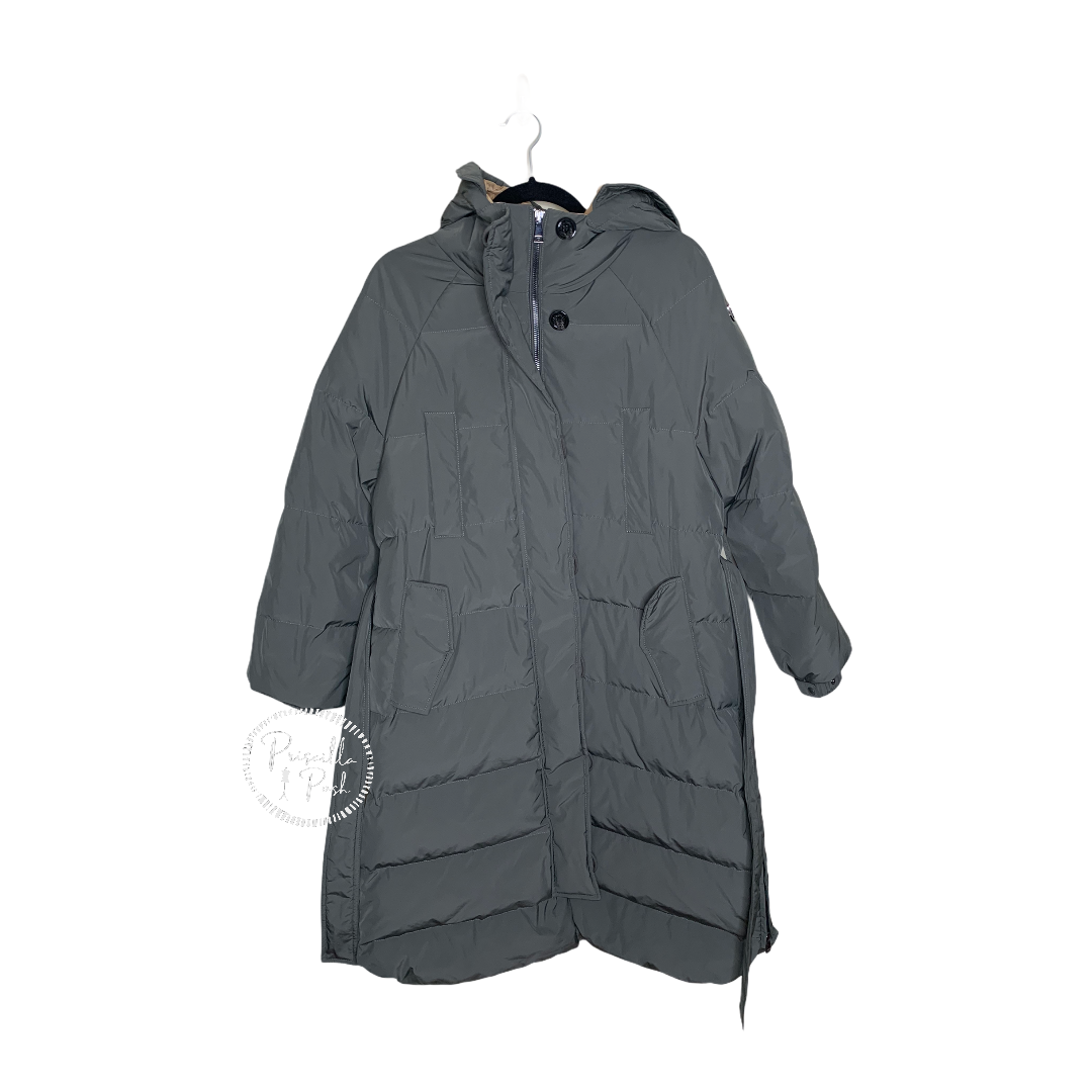 Moncler Neba Giubbotto Long Down Parka Olive Green