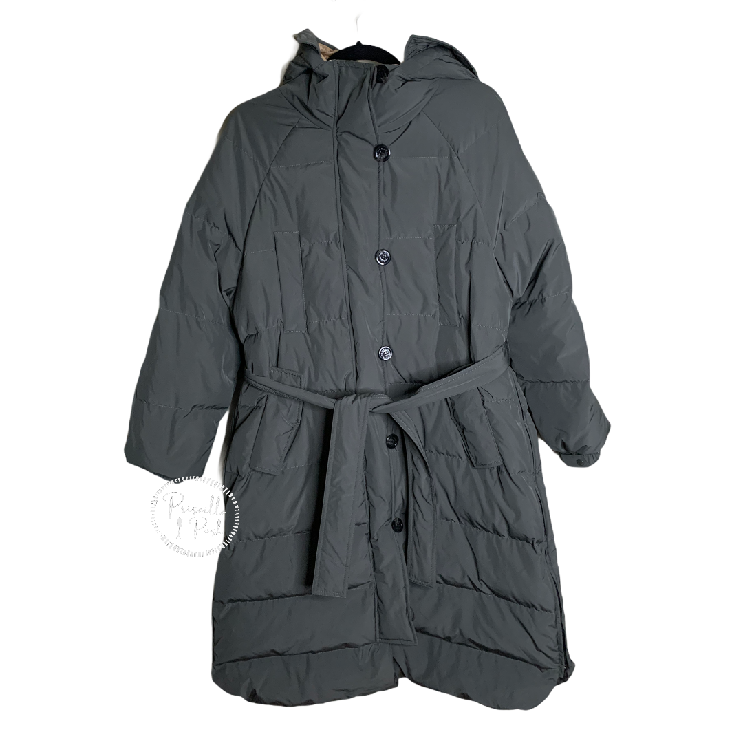 Moncler Neba Giubbotto Long Down Parka Olive Green