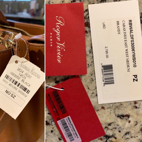 *SOLD* NWT Roger Vivier Cabas Ines East West Medium Tote