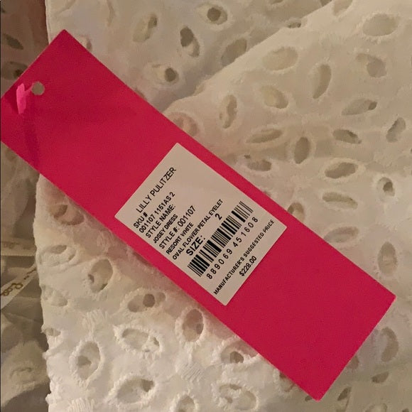NWT Lilly Pulitzer Josey Eyelet One-Shoulder Dress 2