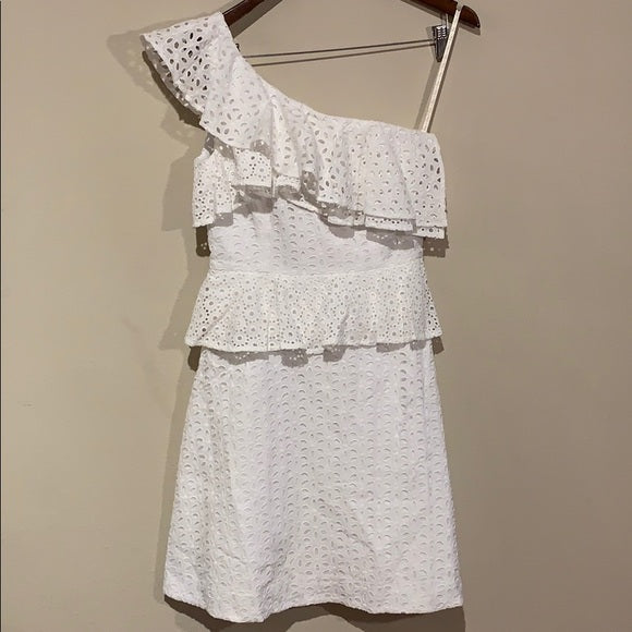 NWT Lilly Pulitzer Josey Eyelet One-Shoulder Dress 2