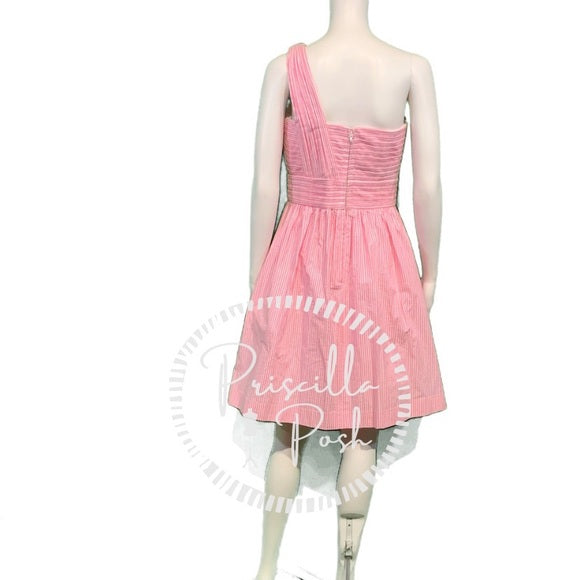 NWT Lilly Pulitzer Addison One-Shoulder Dress Pink 8