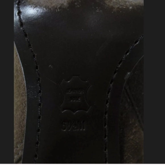 Tory Burch Livingston Suede Riding Boot Block Heel