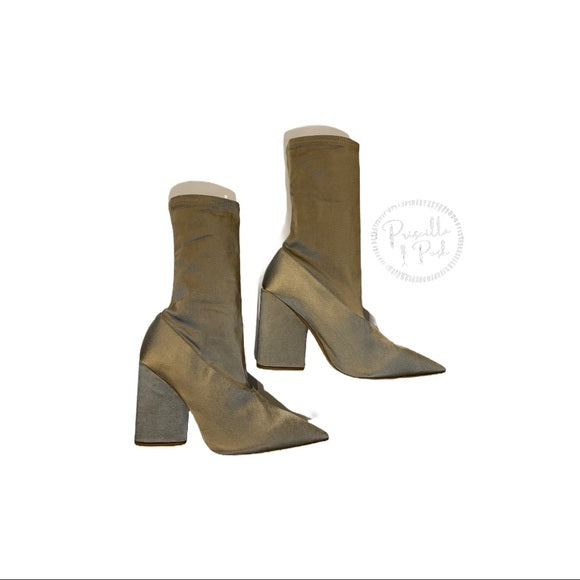 NWOB YEEZY Season 7 Stretch Satin Ankle Bootie