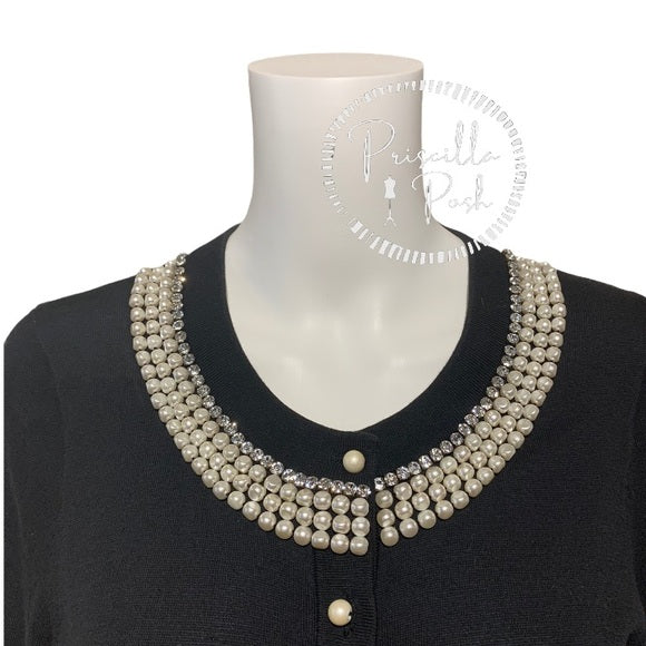 Kate Spade New York Black Tula Embellished Sweater