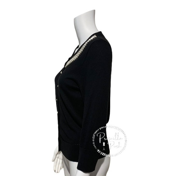 Kate Spade New York Black Tula Embellished Sweater