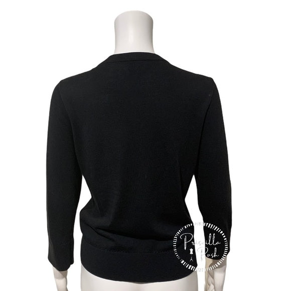 Kate Spade New York Black Tula Embellished Sweater