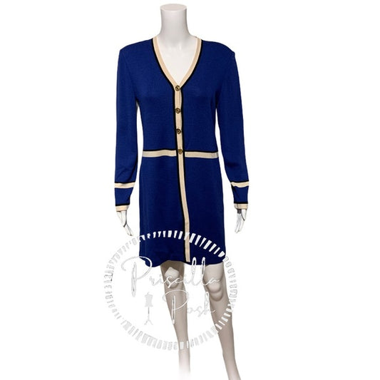 St. John Collection Santana Knit Long Dress Jacket