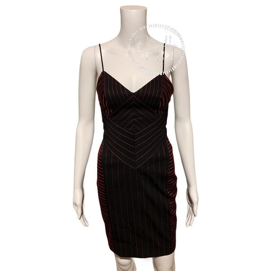 Alexander Wang Black Dress With Red Detail Bodycon