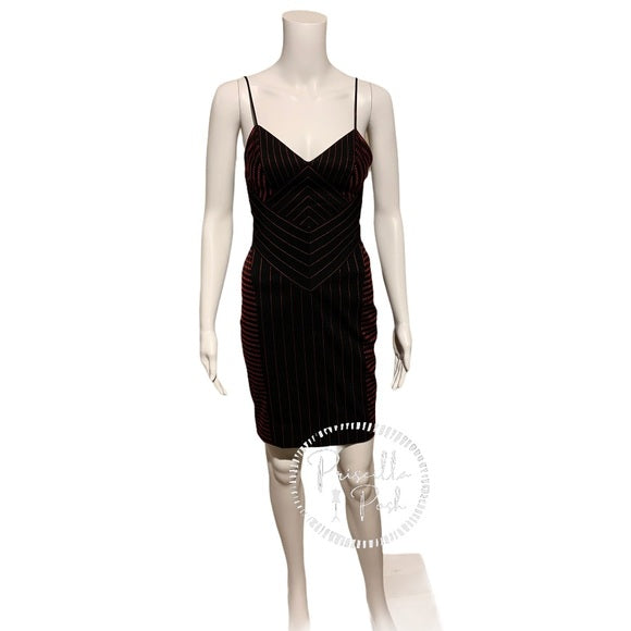 Alexander Wang Black Dress With Red Detail Bodycon