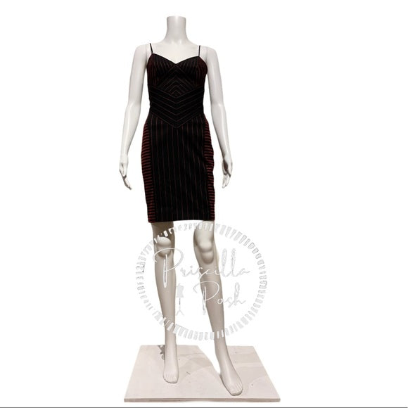 Alexander Wang Black Dress With Red Detail Bodycon
