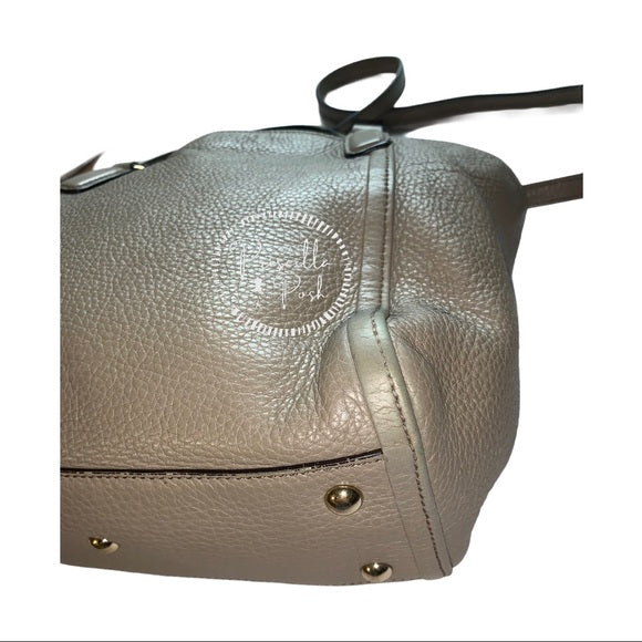 Gucci Soho Convertible Shoulder Bag Leather Taupe