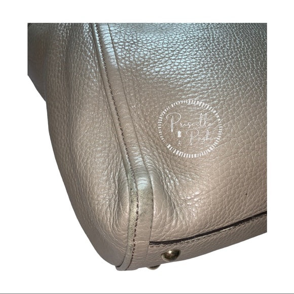 Gucci Soho Convertible Shoulder Bag Leather Taupe