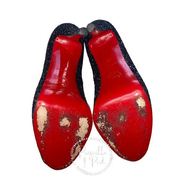 Christian Louboutin Glitter Very Prive 120 Pumps
