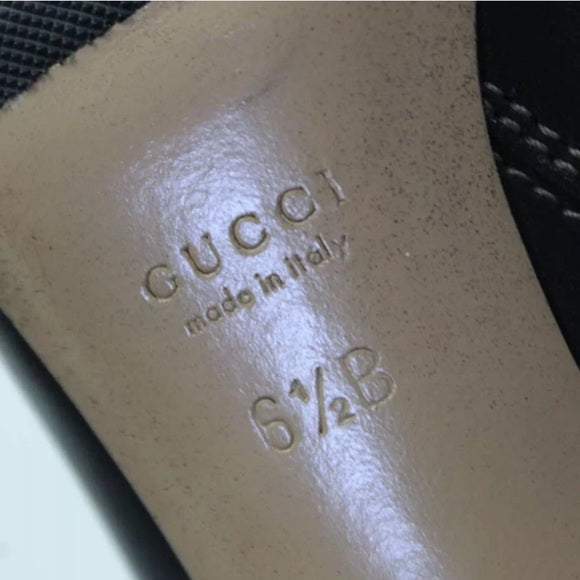 Gucci Stil Pelle S. Cuoio heeled leather Boots