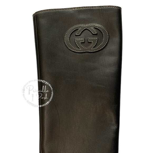 Gucci Stil Pelle S. Cuoio heeled leather Boots