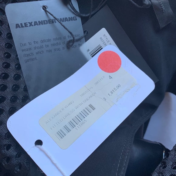 NWT Alexander Wang Sneaker Dress Referee Line