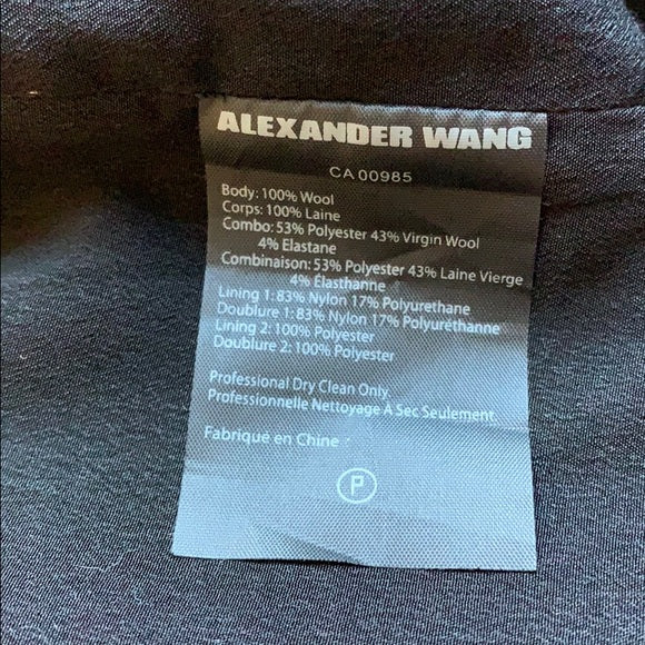 ALEXANDER WANG Tailored Mini Cami Dress Plaid