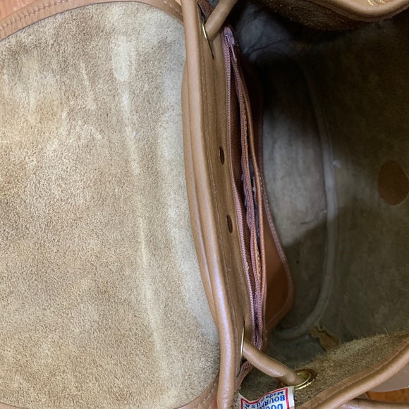Vintage Dooney and Bourke Backpack Camel Leather