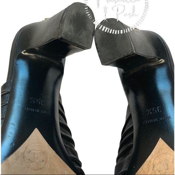 CHANEL 2018 Interlocking CC Logo Slides