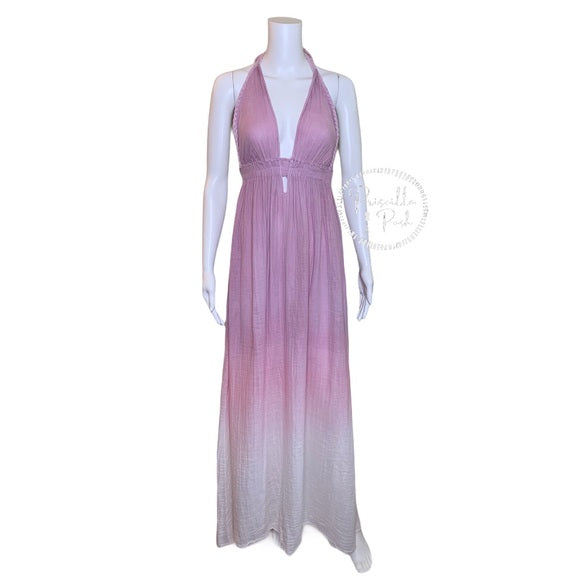 LoveShackFancy Braided Love dress ombre voile maxi