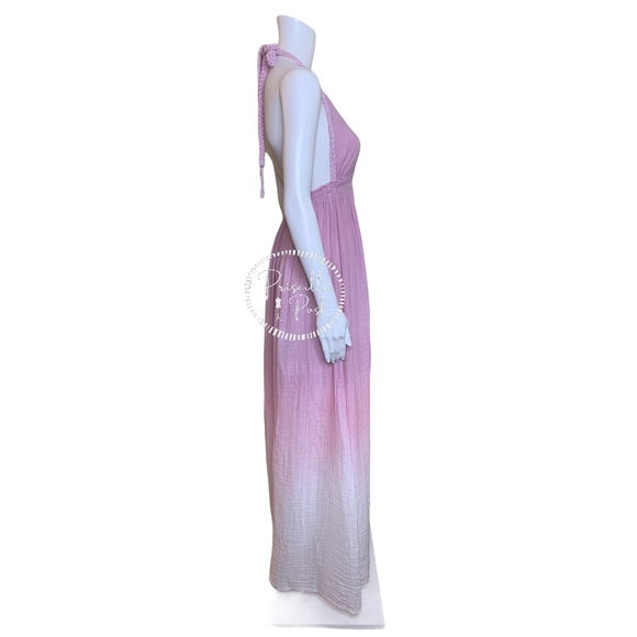 LoveShackFancy Braided Love dress ombre voile maxi