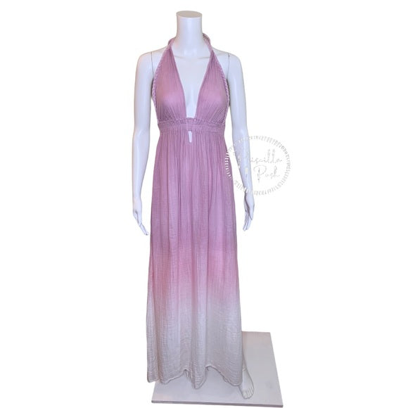 LoveShackFancy Braided Love dress ombre voile maxi