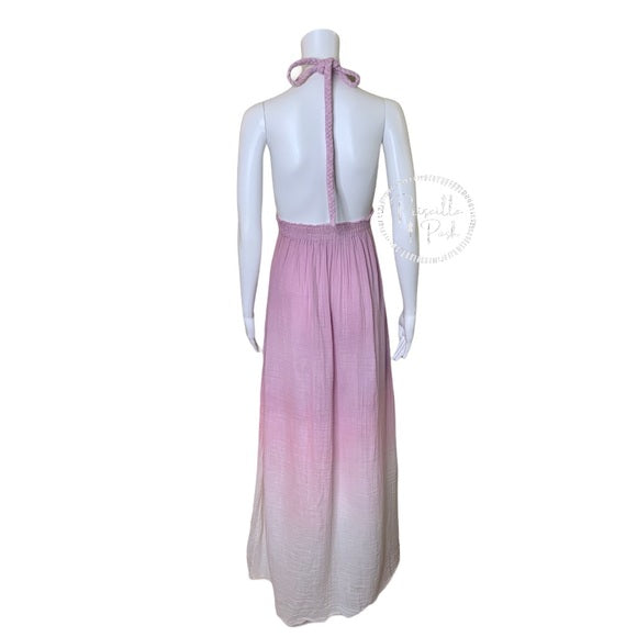 LoveShackFancy Braided Love dress ombre voile maxi