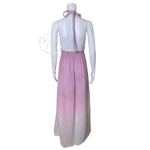 LoveShackFancy Braided Love dress ombre voile maxi