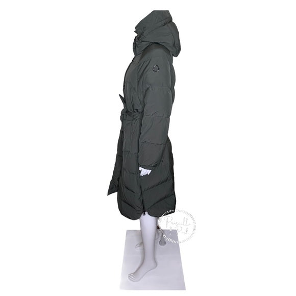 Moncler Neba Giubbotto Long Down Parka Olive Green