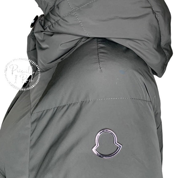 Moncler Neba Giubbotto Long Down Parka Olive Green