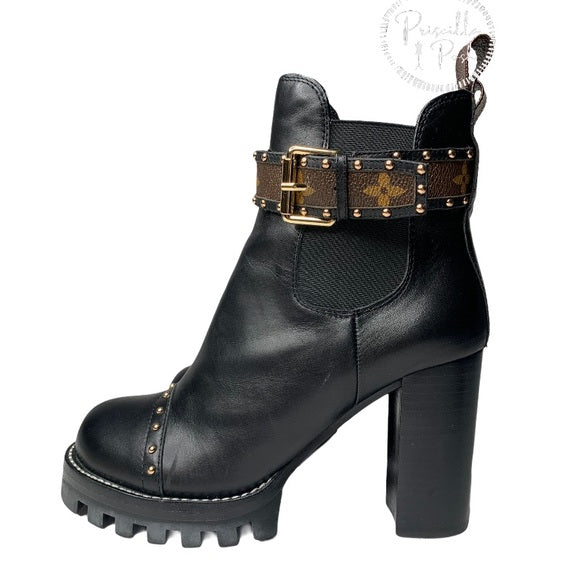Louis Vuitton Monogram Star Trail Chelsea Boots