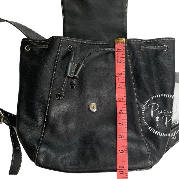 Vintage Coach Black Legacy Backpack Black Leather