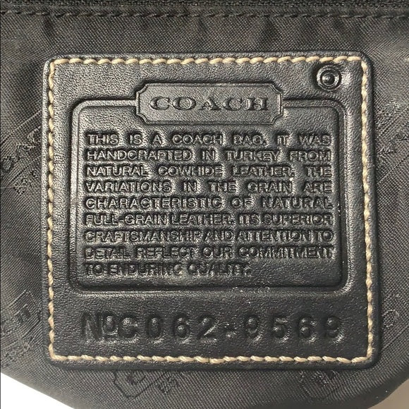 Vintage Coach Black Legacy Backpack Black Leather