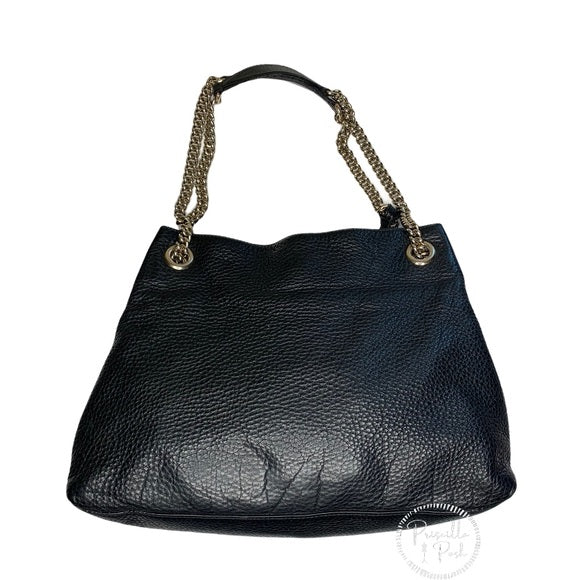 GUCCI Soho Leather Shoulder Bag 308982 Gold Chain