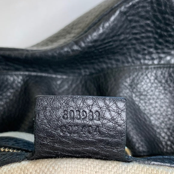 GUCCI Soho Leather Shoulder Bag 308982 Gold Chain
