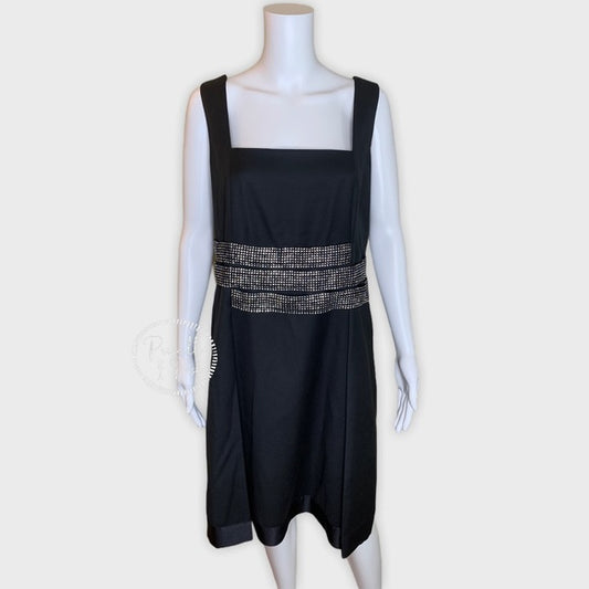 Tory Burch Crystal Embellished Belt Evening Dress