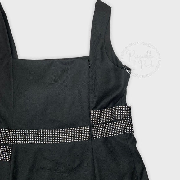 Tory Burch Crystal Embellished Belt Evening Dress