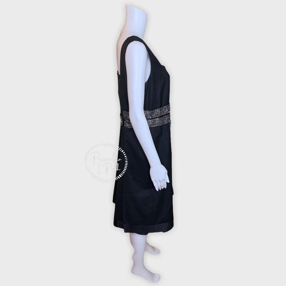 Tory Burch Crystal Embellished Belt Evening Dress