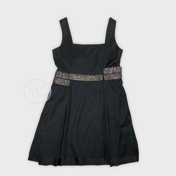 Tory Burch Crystal Embellished Belt Evening Dress
