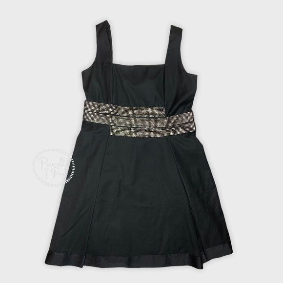 Tory Burch Crystal Embellished Belt Evening Dress